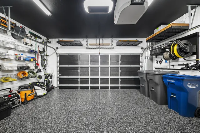 Storage categories remain readable across the room.