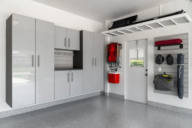 Focused storage improvements keep the central floor usable.